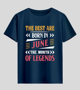 Best are Born in June Half Sleeve T-Shirt